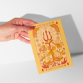 Diablo Cosmos Botanical Tarot Greeting Card