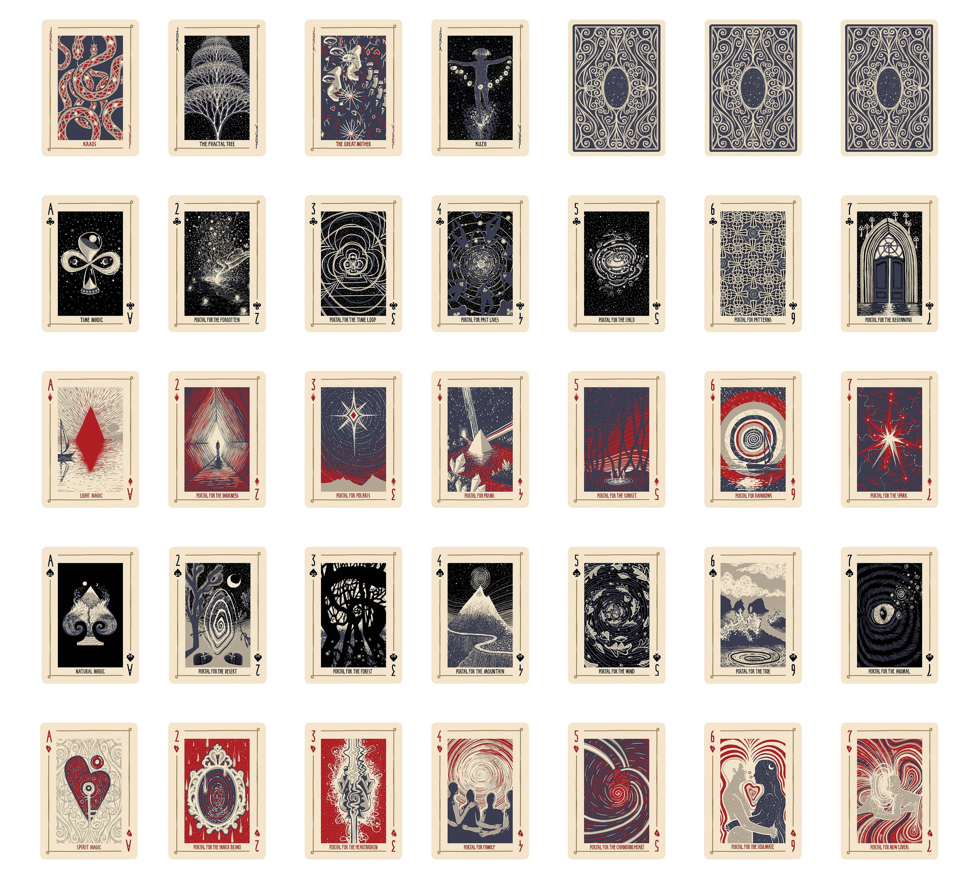 Open Portals Playing Cards & Oracle (Lightside Colorway)